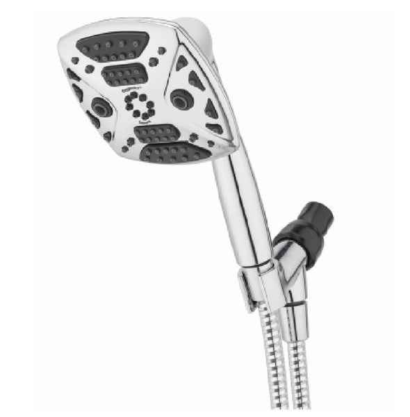 Oxygenics 94177 7-Spray Handheld Shower Head, Chrome
