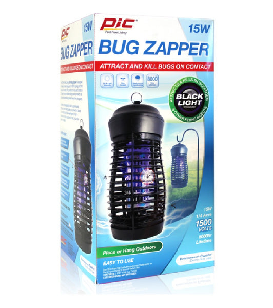 PIC 15W-ZAPPER Outdoor Insect Zapper, 15 Watt