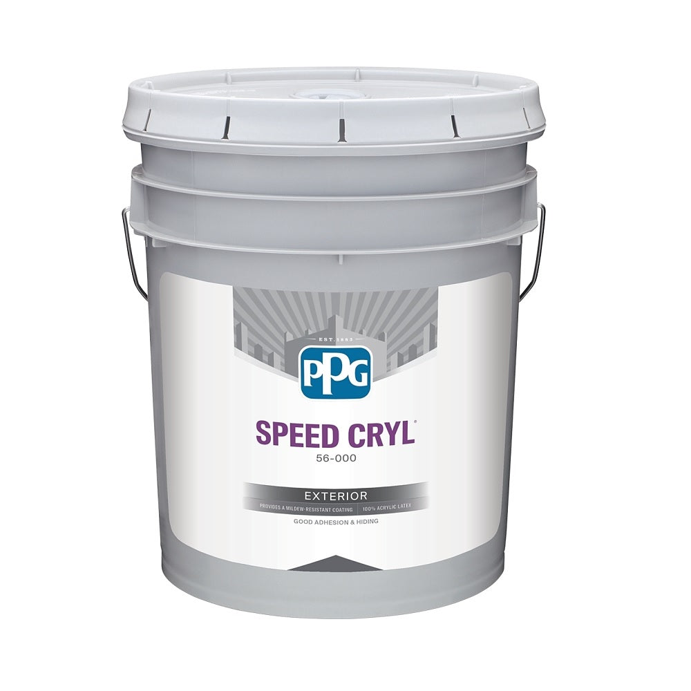 PPG 56-510XI/05 SPEED CRYL Exterior Latex Paint, 5 Gallon