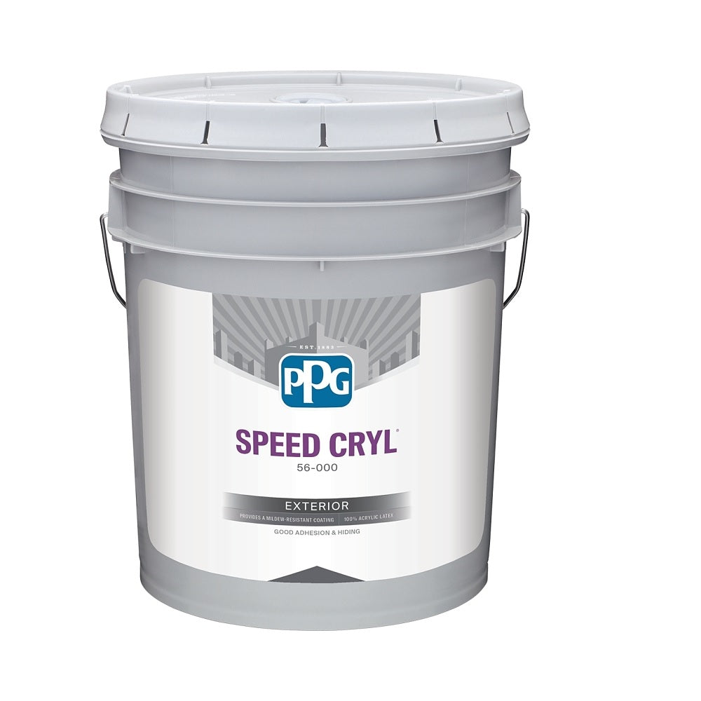 PPG 56-110XI/05 SPEED CRYL Exterior Paint, 5 Gallon