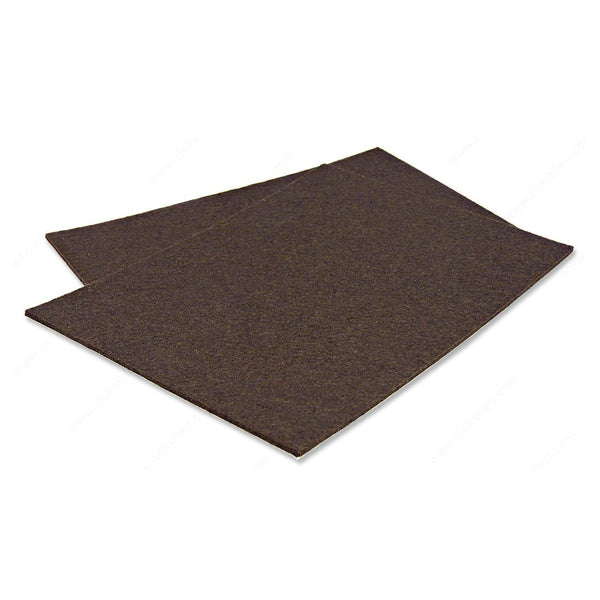 PRO-TEC 23152TV Self-Adhesive Medium-Duty Sheet Felt Pads, 4-1/4" x 6"