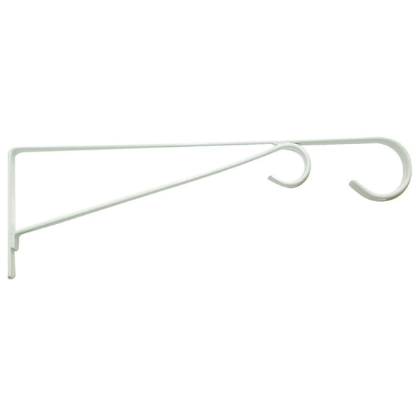 Panacea 85522DGT Green Thumb Hanging Plant Bracket, 12 inch, White