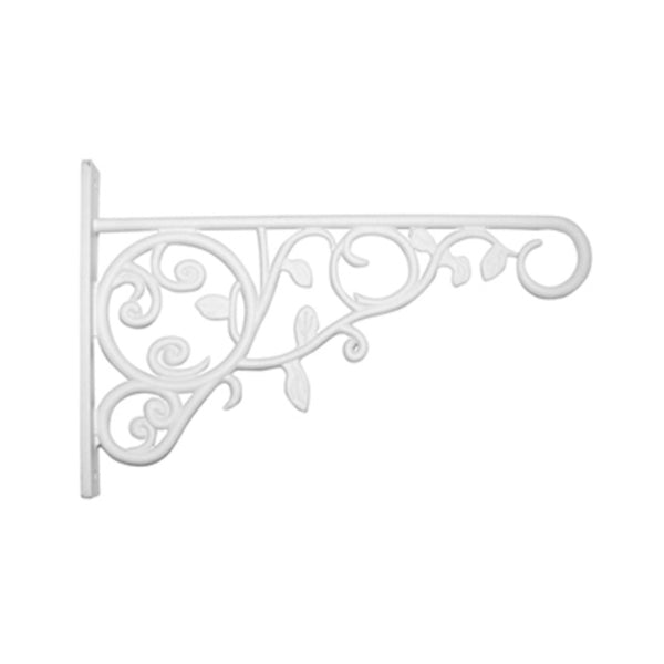 Panacea 85008GT Green Thumb Hanging Plant Bracket, 9 inch, White