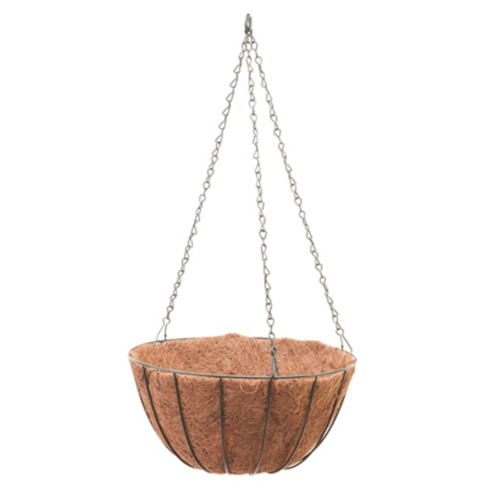 Panacea 88503GT Green Thumb Round Growers Hanging Basket, Green