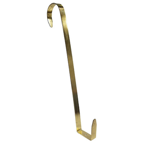 Panacea 36209 Wreath Hanger, Brass, 16 Inch