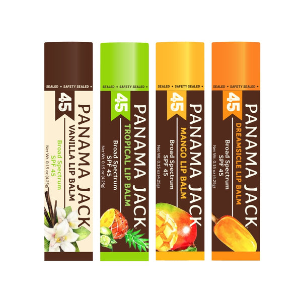 Panama Jack 602 SPF 45 Sunscreen Lip Balm, 0.15 Oz