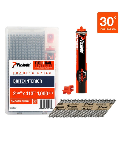 Paslode 650522 Fuel and Nail Combo Pack
