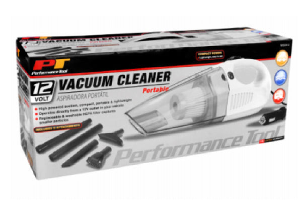 Performance Tool W50012 Portable Vacuum Cleaner, 12 Volt