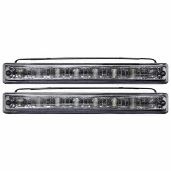 Pilot NV-2031W Curved Daytime Running Accent LED Lights, White, 6"
