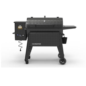 Pit Boss PBPELL115010528 1150 Navigator Black Wood Pellet Grill, 40000 BTU