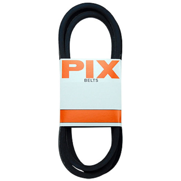 Pix A112 Rubber Industrial V Belt, Black, 1/2 Inch x 114 Inch