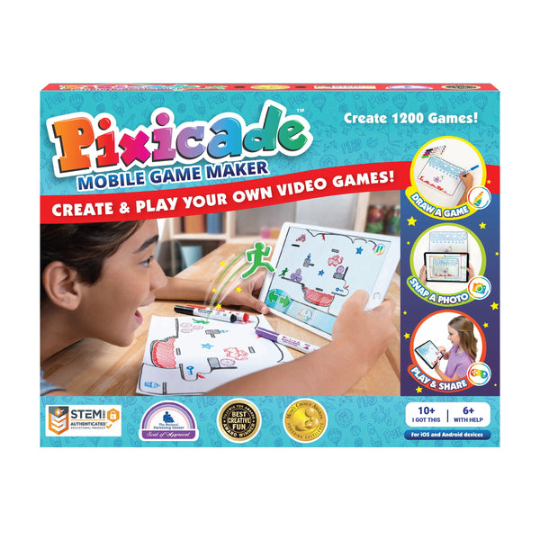 Pixicade PXC01106 Mobile Game Maker, White