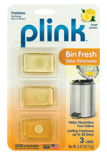 Plink PBF12T Bin Fresh Odor Eliminator, Lemon Scent