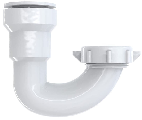 Plumb Pak 10400IPK Insta-Plumb Fit J-Bend, White, 1-1/2 Inch