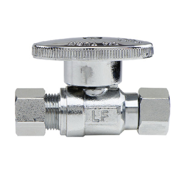 Plumb Shop 254-703 Straight Repair Valve Chrome Plated ABS Handle