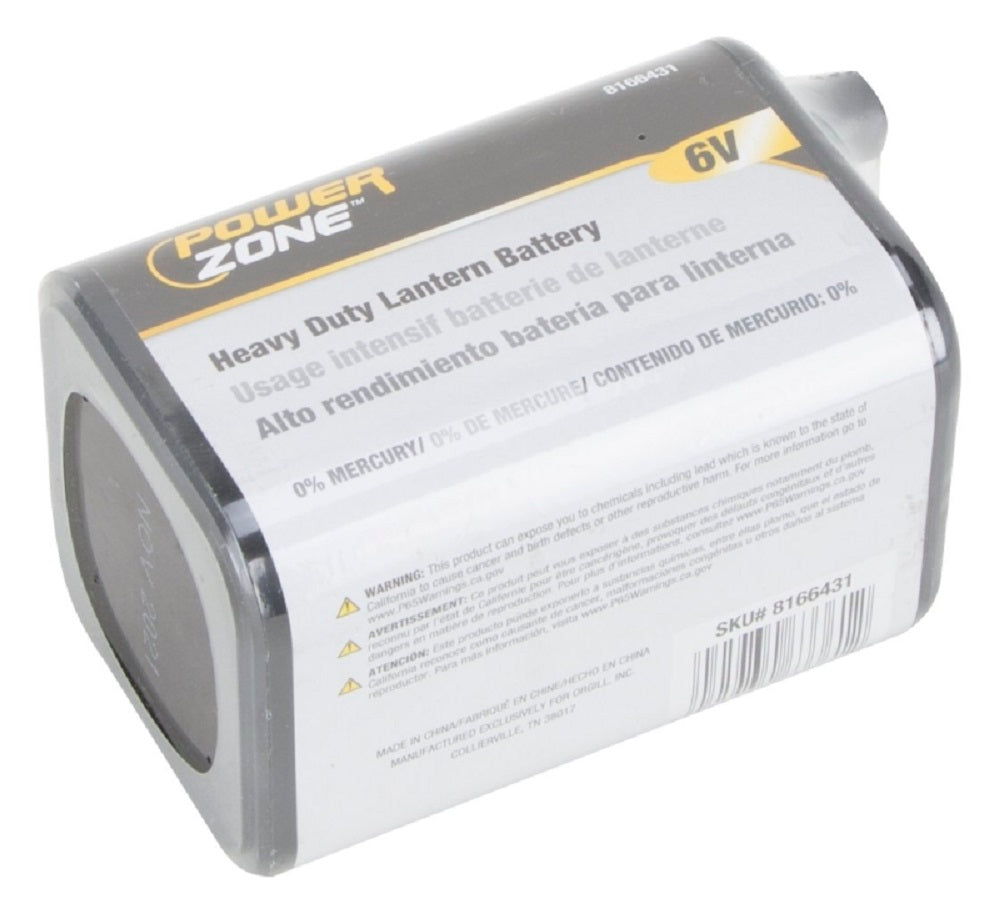 Power Zone 4R25 Heavy-Duty Lantern Battery, 6 V Battery