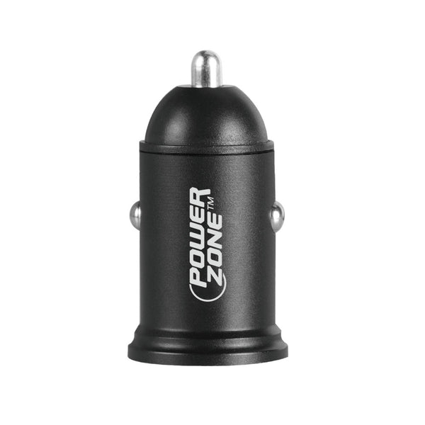 PowerZone KL-065CU Dual USB Car Charger, Black