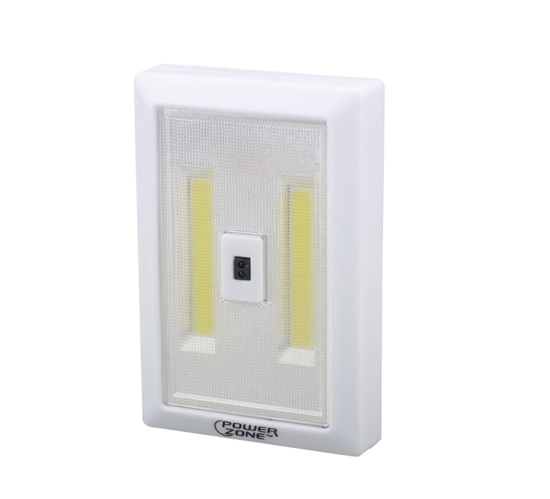 Power Zone 12759 Motion-Sensor LED Light Switch, White – Toolbox Supply