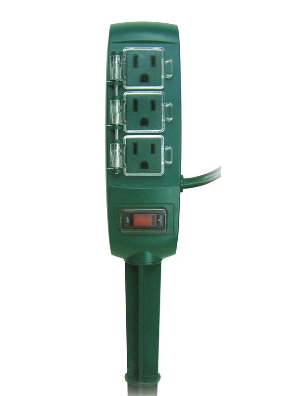 PowerZone OR8CB003 Yard Stake, Green, 6 ft L Cable