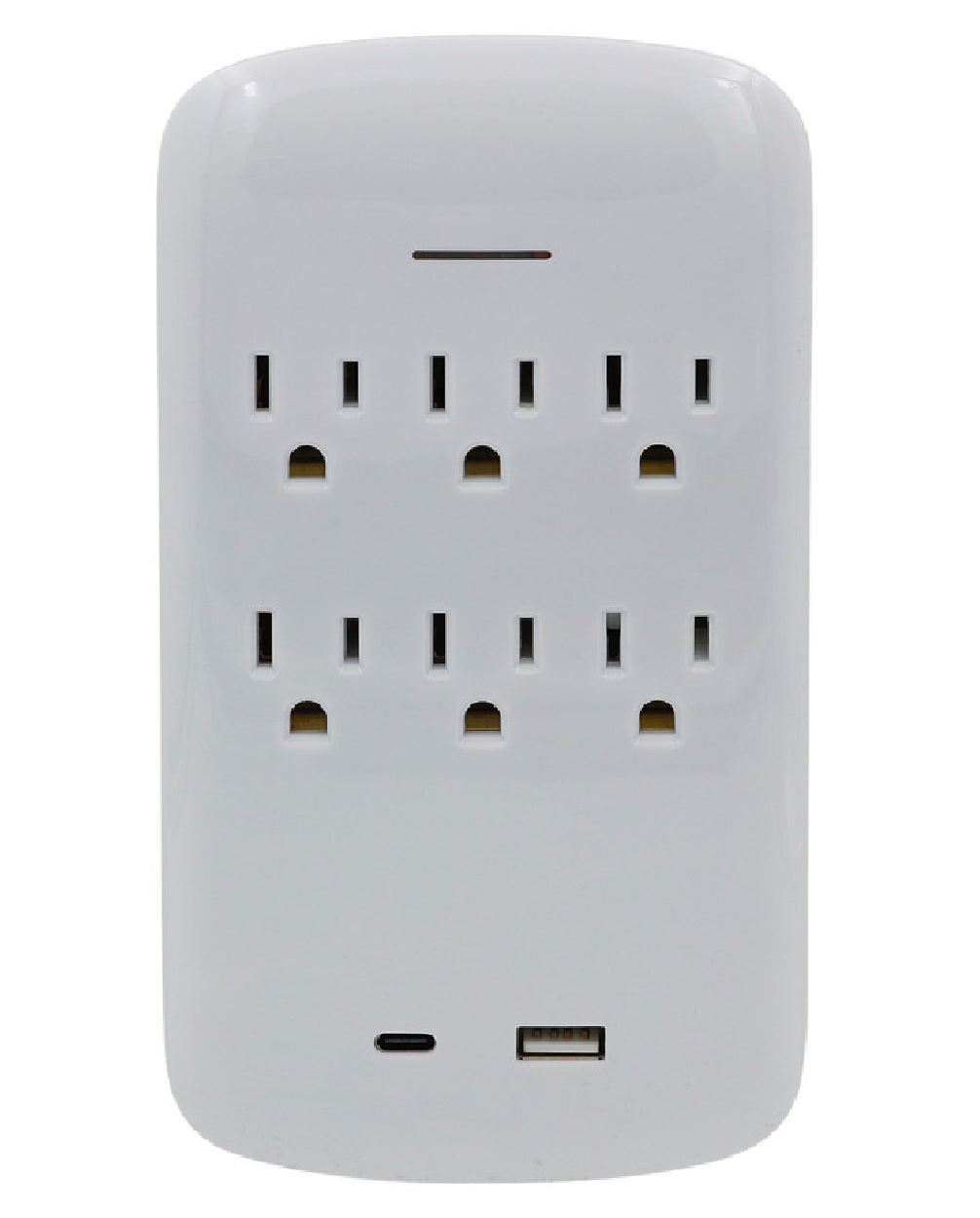 PowerZone ORPBSU072 Outlet Tap, 6-Gang
