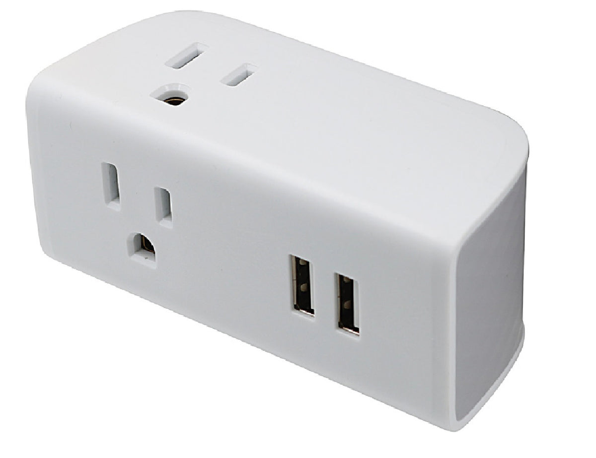 PowerZone ORPBU069 Outlet Tap, 3-Gang