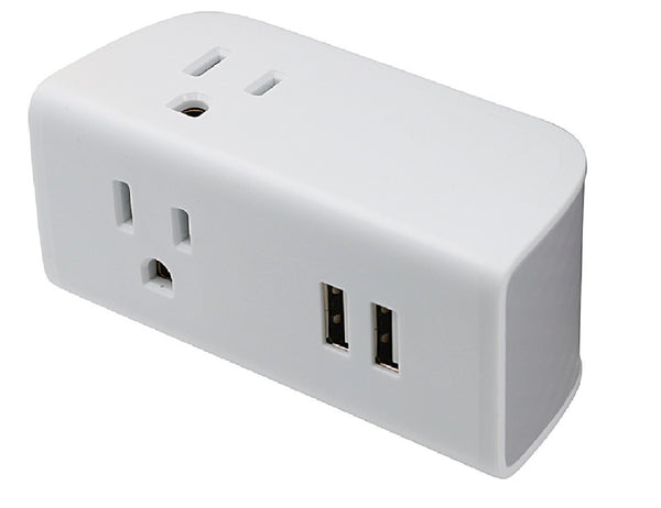 PowerZone ORPBU069 Outlet Tap, 3-Gang