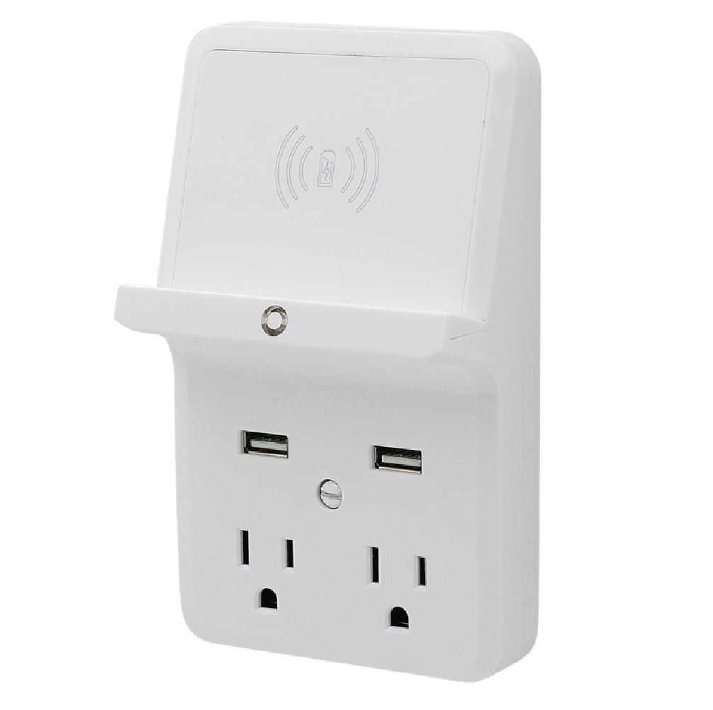 PowerZone ORPBUWC01 Outlet Tap, 2 Gang