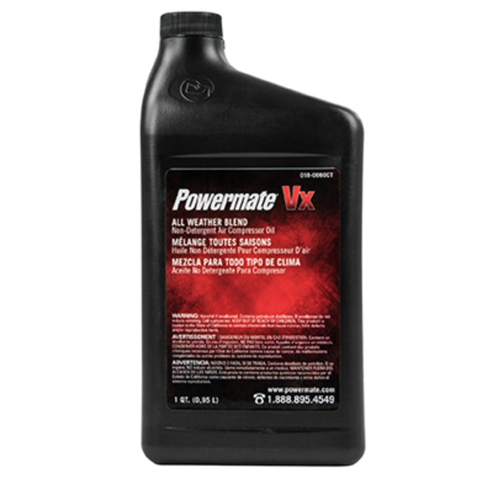 Powermate 018-0060CT Vx Air Compressor Oil, 1 Quart