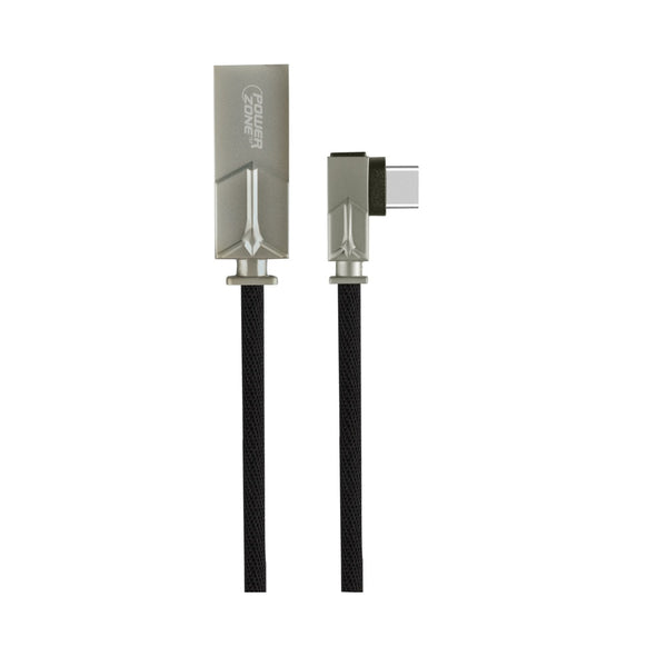 Powerzone T53-TYPE C Charging Cable, Right Angle