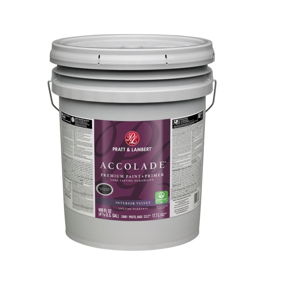 Pratt & Lambert 0000Z4081-20 Accolade Interior Premium Paint & Primer, 5 Gallon