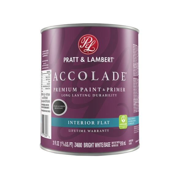Pratt & Lambert 0000Z4680-14 Accolade Premium Paint & Primer, 31 Oz