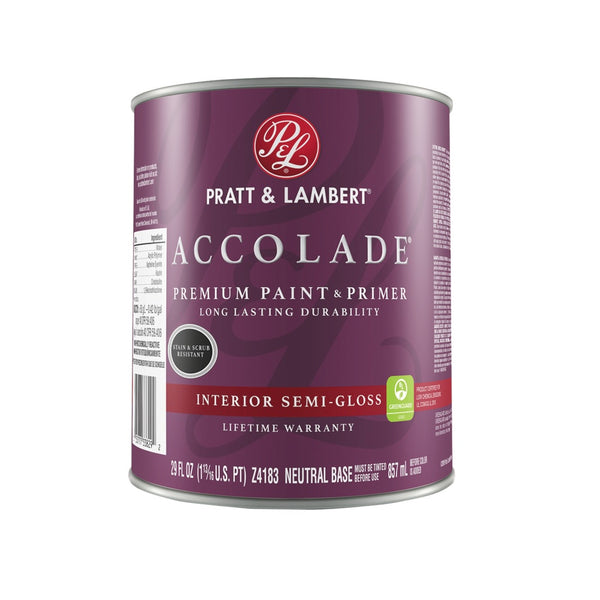 Pratt & Lambert 0000Z4183-14 Accolade Premium Paint & Primer, 29 Oz
