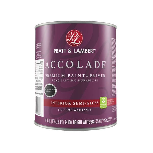 Pratt & Lambert 0000Z4180-14 Accolade Premium Paint & Primer, 31 Oz