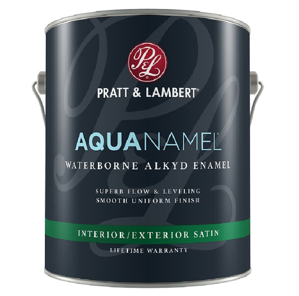 Pratt & Lambert Z0780 Aquanamel Waterborne Enamel, 1 Gallon