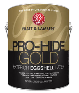 Pratt & Lambert 0000Z8500-16 Pro-Hide Gold Exterior Eggshell Latex, 1 Gallon