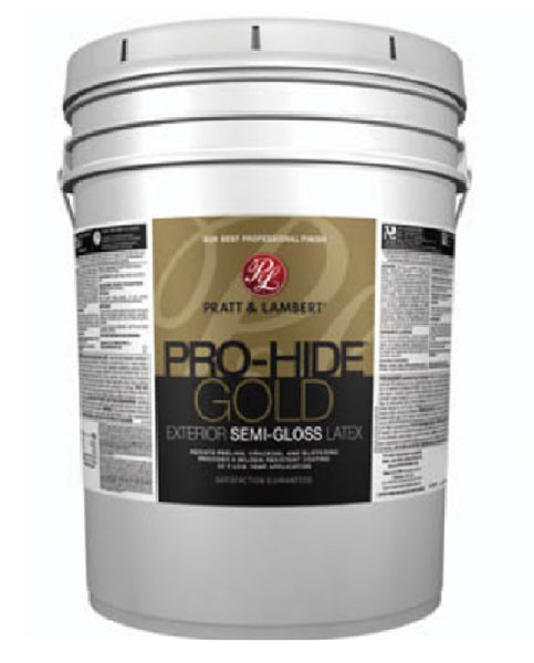 Pratt & Lambert 0000Z8692-20 Pro-Hide Gold Exterior Semi-Gloss Latex, 5 Gallon