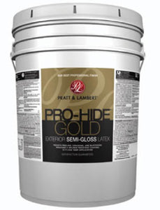Pratt & Lambert 0000Z8693-20 Pro-Hide Gold Exterior Semi-Gloss Latex, 5 Gallon