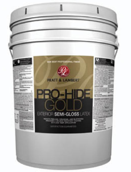 Pratt & Lambert 0000Z8693-20 Pro-Hide Gold Exterior Semi-Gloss Latex, 5 Gallon