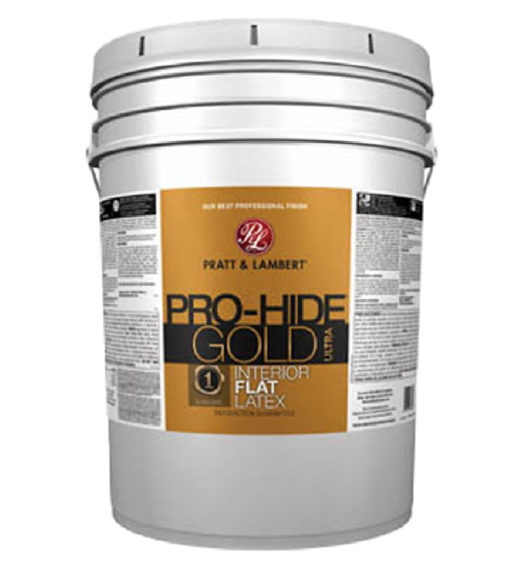 Pratt & Lambert 0000Z8185-20 Pro-Hide Gold Interior Flat Black, 5 Gallon