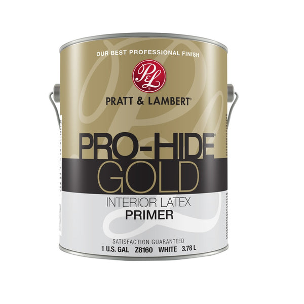 Pratt & Lambert 0000Z8160-16 Pro-Hide Gold Interior Latex Primer, 1 Gallon