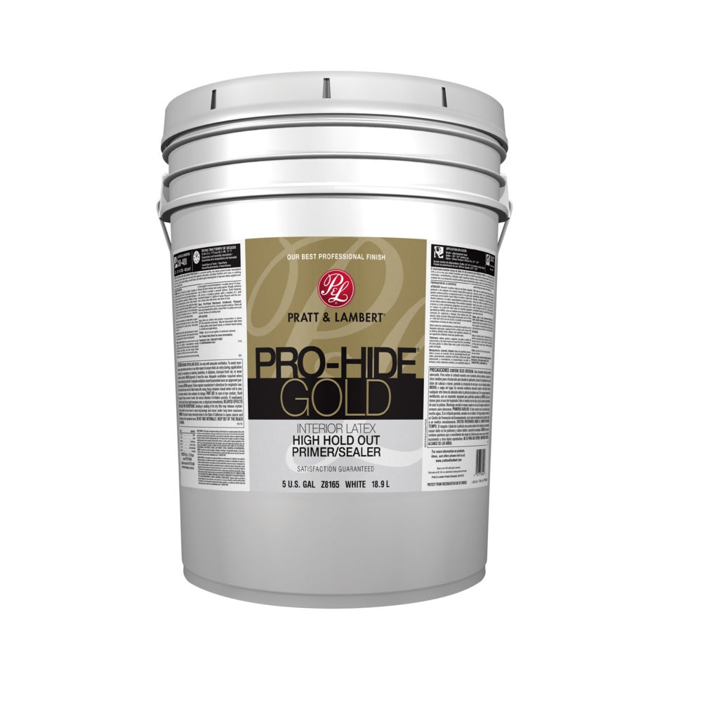 Pratt & Lambert 0000Z8165-20 Pro-Hide Gold Interior Primer Sealer, 5 Gallon