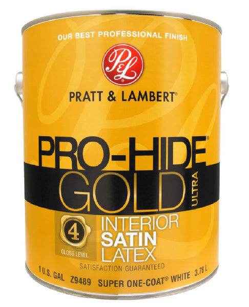 Pratt & Lambert 0000Z9489-16 Pro-Hide Gold Satin Latex Interior Paint