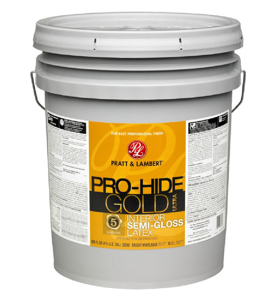 Pratt & Lambert 0000Z8380-20 Pro-Hide Gold Semi-Gloss Latex Interior Paint