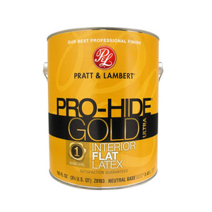 Pratt & Lambert 0000Z8183-16 Pro-Hide Gold Ultra Interior Paint, 1 Gallon