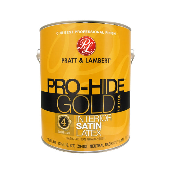Pratt & Lambert 0000Z9483-16 Pro-Hide Gold Ultra Interior Paint, 1 Gallon