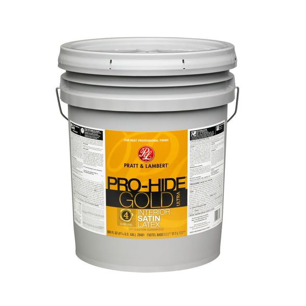 Pratt & Lambert 0000Z9481-20 Pro-Hide Gold Ultra Interior Paint, 5 Gallon