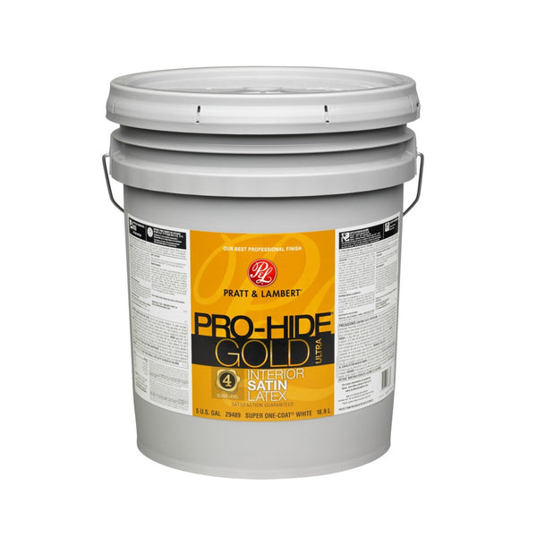 Pratt & Lambert 0000Z9489-20 Pro-Hide Gold Ultra Interior Paint, 5 Gallon