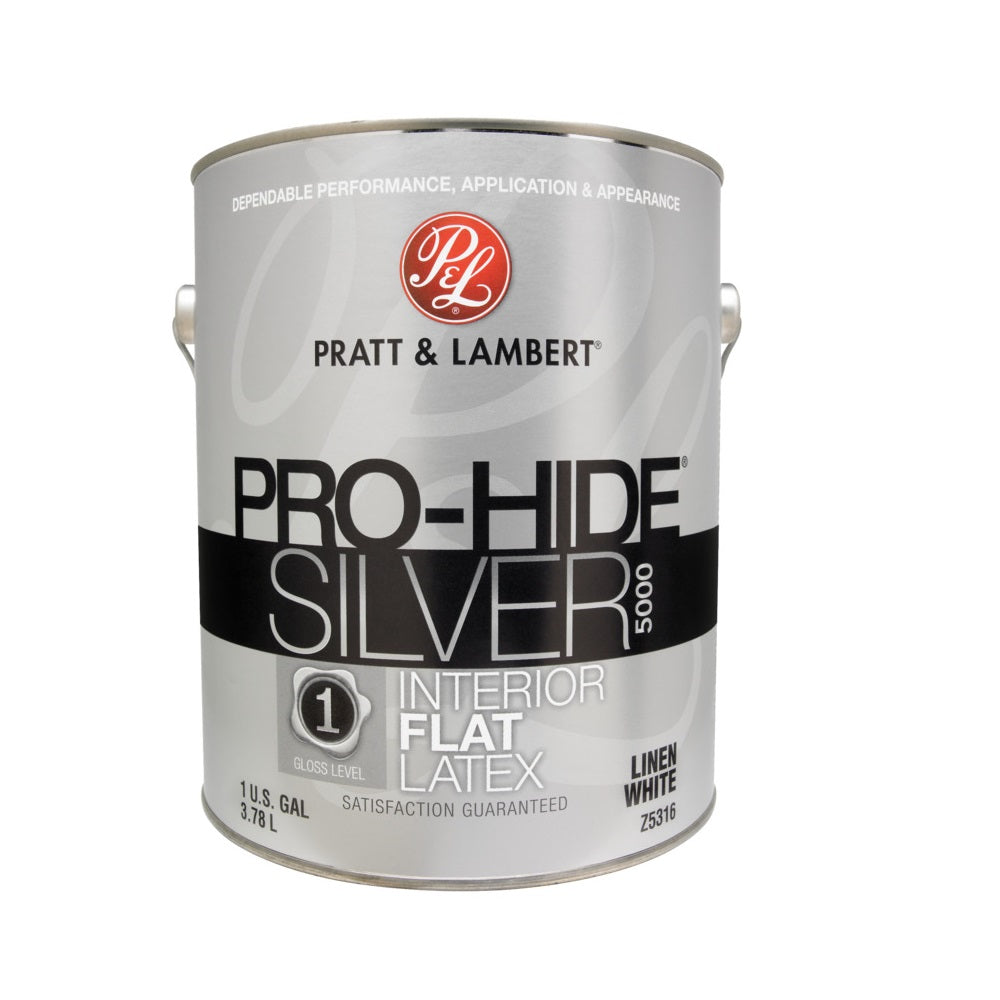 Pratt & Lambert 0000Z5316-16 Pro-Hide Interior Paint, Linen White, 1 Gallon