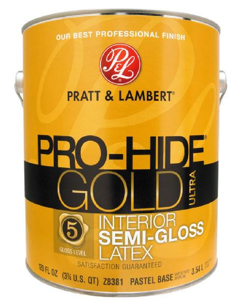 Pratt & Lambert 0000Z8381-16 Pro-Hide Semi-Gloss Latex Interior Paint