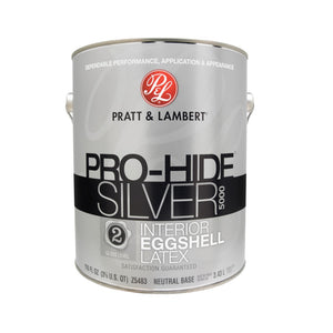 Pratt & Lambert 0000Z5483-16 Pro-Hide Silver 5000 Interior Paint, 1 Gallon
